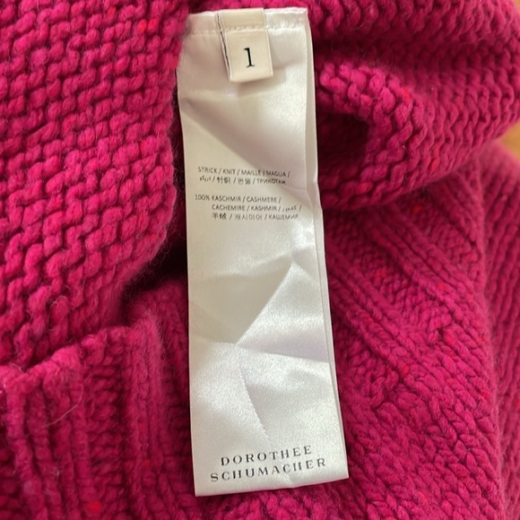 NWOT DOROTHEE SCHUMACHER
Heavenly Touch Cashmere Sweater in Intense Fuchsia XS - Picture 15 of 16